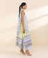 Women's Unstitched Lawn Embroidered Blue 2 Piece Suit
